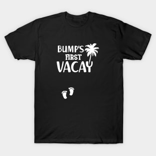 Pregnancy - Bump's first vacay T-Shirt